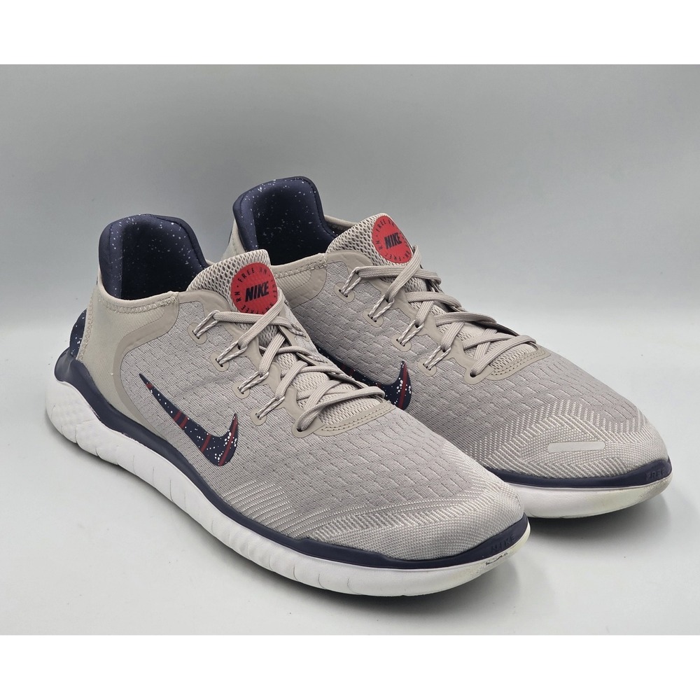 Nike Free RN 2018 Moon Particle Men's Running Shoes AQ0557-200 Sz 13